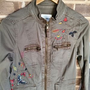 EUC Sonoma Floral Bird Jacket S